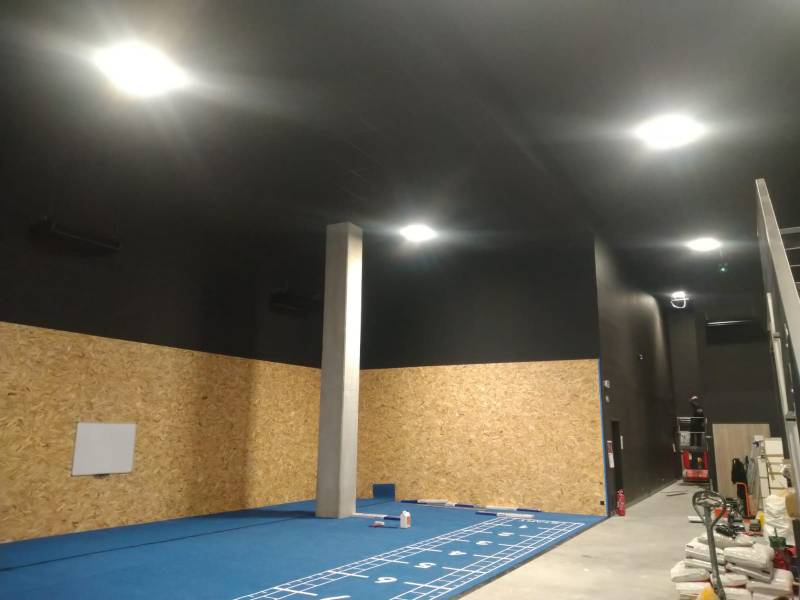 Création complète de l’intérieur de la salle de sport Appart Fitness à Décines près de Lyon