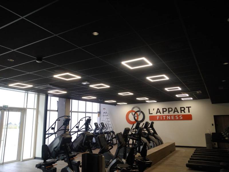 Création complète de l’intérieur de la salle de sport Appart Fitness à Décines près de Lyon