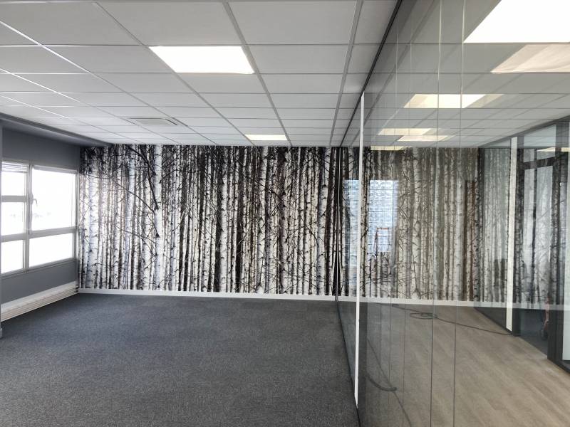 Dalle faux plafond et sol moquette IVC